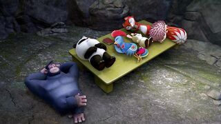 Панда и Петушок Лука S1E17 Побег