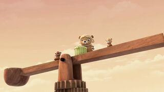 Панда и Петушок Лука S1E25 Плотина мистера Бобра