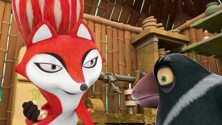 Панда и Петушок Лука S1E36 Бабушка лиса приехала в гости