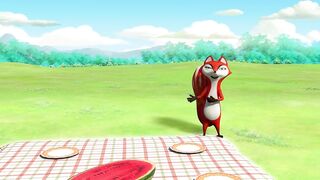 Панда и Петушок Лука S1E36 Бабушка лиса приехала в гости