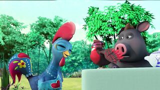 Панда и Петушок Лука S1E47 Кунг-фу кабанчики