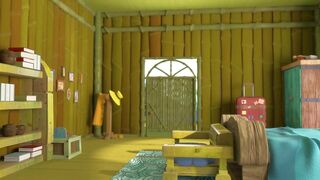 Панда и Петушок Лука S1E9 Обслуживание номеров