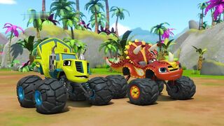 Вспыш и чудо машинки S6E3 Дино-гонка