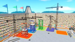 Вспыш и чудо машинки S6E7 Конкурс строителей