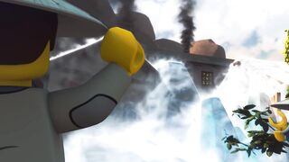 ЛЕГО ниндзяго Истории Монастыря Кружитцу E2 Золотой и зеленый