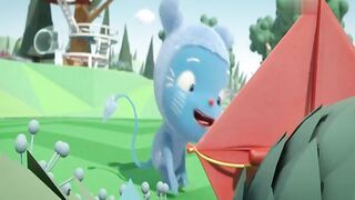 Ляпик едет в Окидо S1E12 Ветер для воздушного змея