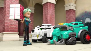 Диноформеры S2E6 Состязание по доставке пиццы