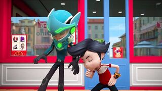 Диноформеры S2E7 Акен против велосипеда