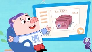 Приключения утенка Пи S1E19 Прекрасный Хрюшкинс!