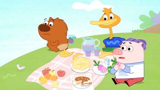 Приключения утенка Пи S1E36 Кривой Холм против Крутых Склонов!