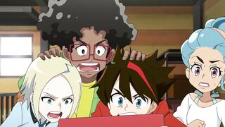 [1с.Ep23] Бакуган - планета битв - Карьерные возможности + Рабочие будни