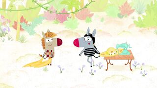 Зебра в клеточку S2E10 Батут