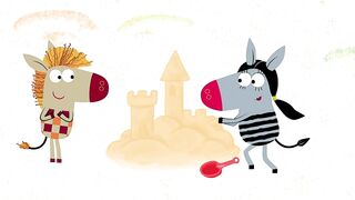 Зебра в клеточку S1E23 Песочный замок