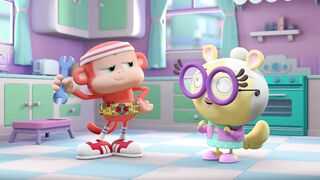 [1с.Ep04] Чико Бон-Бон, обезьянка с золотыми лапками - Сбежавший робот