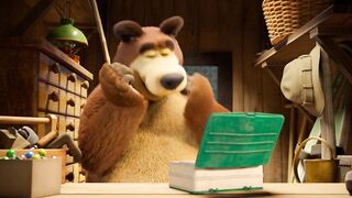 Маша и Медведь S7E04 День творчества