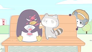 Городок енотов в телефоне S1E23