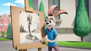 Ну, погоди! Каникулы S3E12 Художники