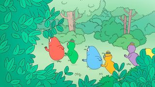 Барбапапа и семья S1E30 Хэллоуинский волк