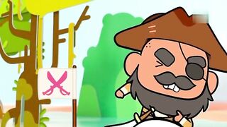 Сказки лупина S1E66 Розовая борода и гонки пиратов