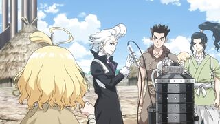 [AniMaunt] Доктор Стоун Научное будущее. Часть 3 1 серия