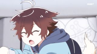 [AniMaunt] Богиня «Кем хочешь переродиться в другом мире» — Я «Ребром героя!» 4 серия