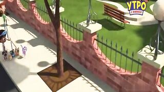 Дружные мопсы S5E08 Парк для кошек