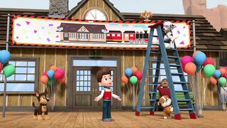 Щенячий патруть S8E08 Щенки спасают Диззи Даст Экспресс -  Щенки спасают Покорительниц Деревьев