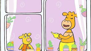 Оранжевая Корова S1E45 Портрет кактуса