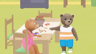 Приключения бурого медвежонка S1E44 Крошка Мишка на ферме